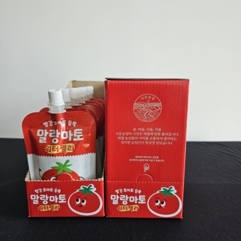 사돈농장,사돈농장 말랑마토 워터젤리 120ml 10개입 1박스